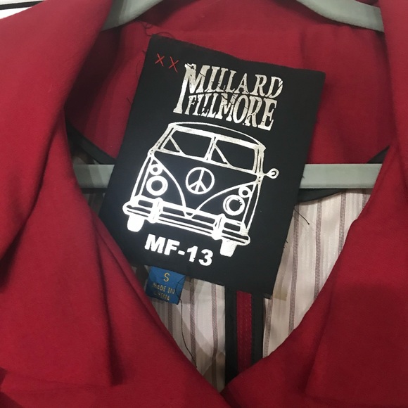 Millard Fillmore Red Blazer - Picture 2 of 8
